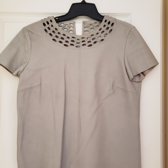 Leather top diane von furstenberg...size 8 - Picture 3 of 9